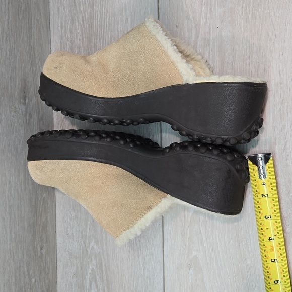 Vintage Unionbay Y2K Power Leather Insulated Mary Jane PlatformMule shoes sz 11 - Picture 10 of 12